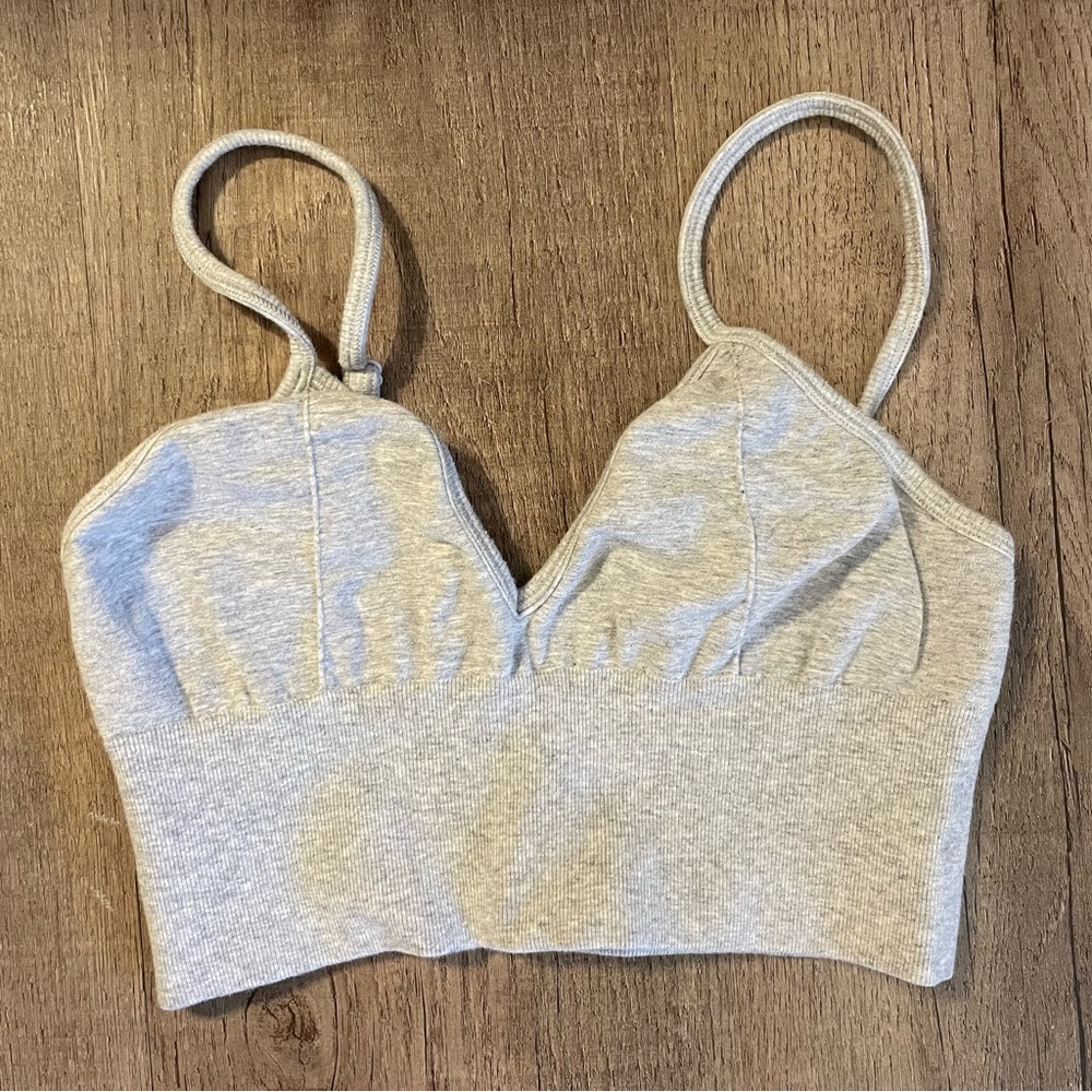 Gray Alo Bra